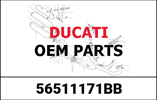 DUCATI純正 FENDER, REAR BLACK | 56511171BB