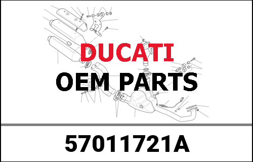 DUCATI純正 EXHAUST PIPE | 57011721A