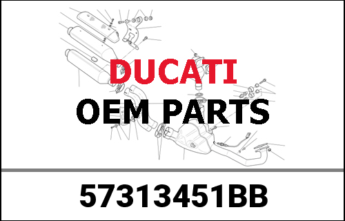 DUCATI純正 SILENCER | 57313451BB