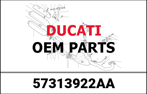DUCATI純正 SILENCER | 57313922AA