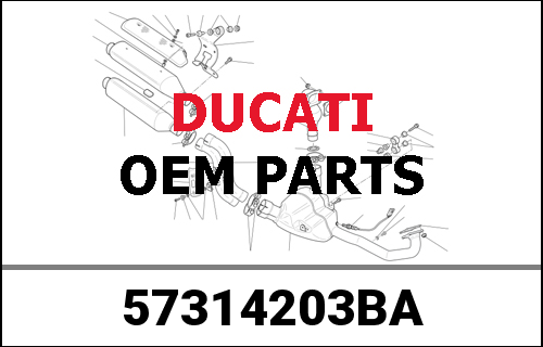 DUCATI純正 SILENCER | 57314203BA