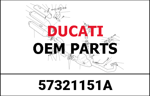 DUCATI純正 SILENCER | 57321151A