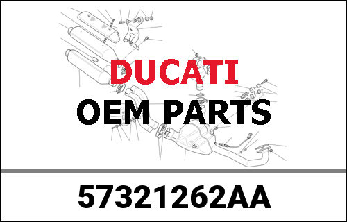 DUCATI純正 SILENZIATORE COMPLETO | 57321262AA