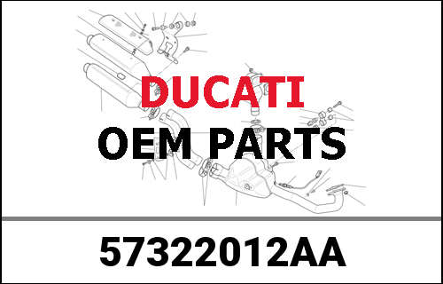 DUCATI純正 RIGHT SILENCER | 57322012AA