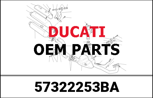 DUCATI純正 MUFFLER ASSY 1305 | 57322253BA