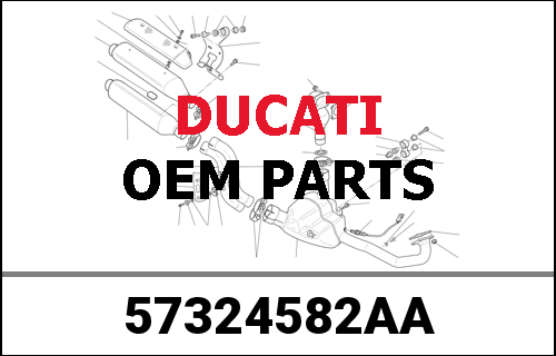 DUCATI純正 SILENZIATORE COMPLETO | 57324582AA