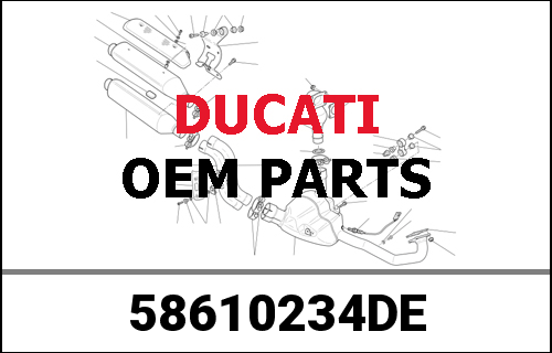 DUCATI純正 FUEL TANK | 58610234DE