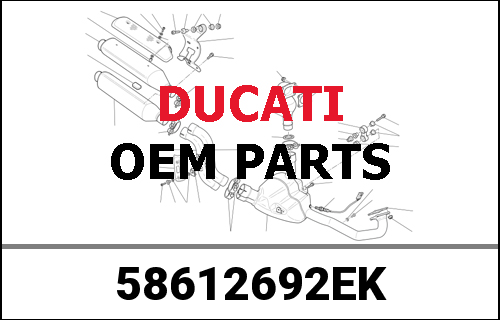 DUCATI純正 TANK BLACK | 58612692EK