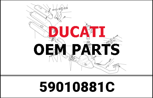 DUCATI純正 FUEL CHOCK/INTAKE DUCT PIPE | 59010881C