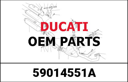 DUCATI純正 PIPE | 59014551A