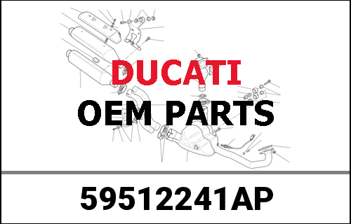 DUCATI純正 COVER SEAT RED/WHITE STRIP | 59512241AP