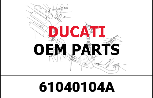 DUCATI純正 RIGHT FRONT BRAKE CALIPER | 61040104A