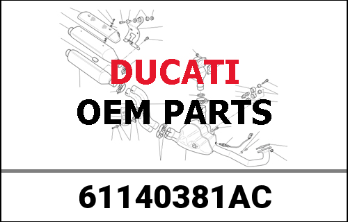 DUCATI純正 REAR BRAKE CALIPER | 61140381AC