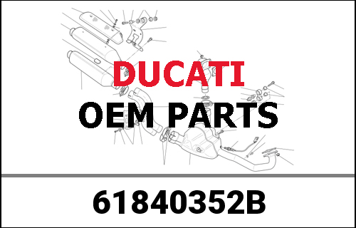 DUCATI純正 FRONT BRAKE HOSE | 61840352B