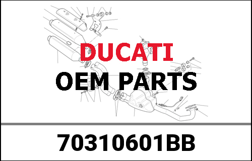 DUCATI純正 THREAD, STEERING HEAD TOP | 70310601BB