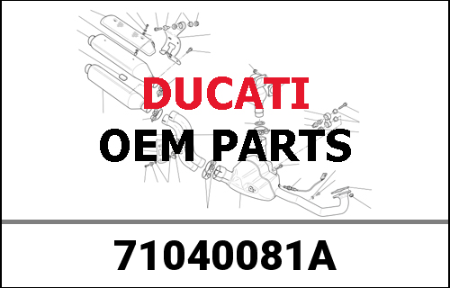 DUCATI純正 INOX M10 SWINGING ARM BUSHING | 71040081A