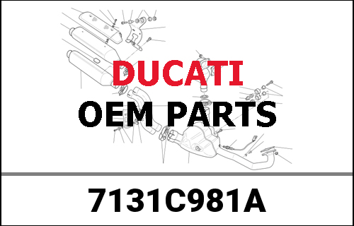 DUCATI純正 SPACER, FLASHER LIGHT | 7131C981A