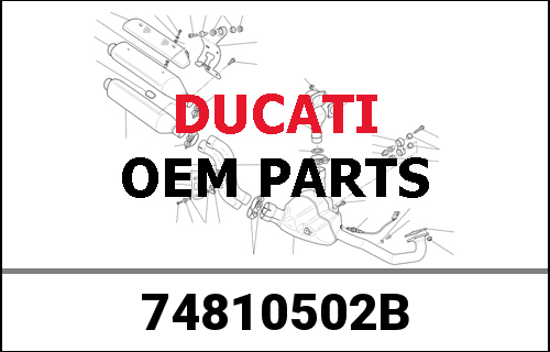 DUCATI純正 NUT, FLANGE | 74810502B