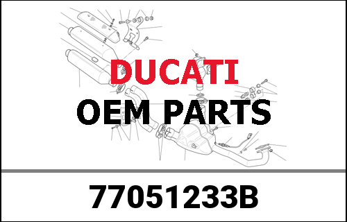 DUCATI純正 SCREW TE M8X20 | 77051233B