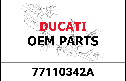 DUCATI純正 SCREW TCEI M6X50 | 77110342A