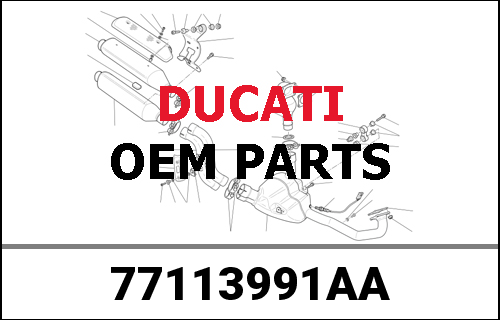 DUCATI純正 TCEIF SCREW M8X45 12.9 DELTAPR + TECN150 | 77113991AA