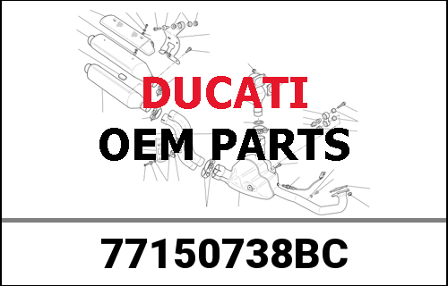 DUCATI純正 SCREW TCEI M6X40 | 77150738BC