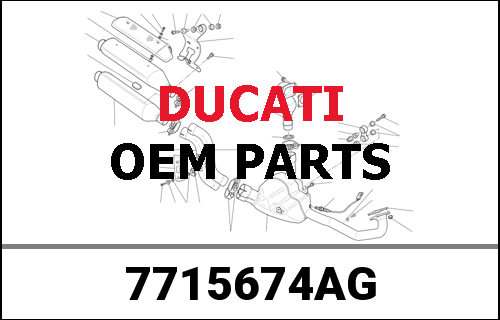 DUCATI純正 CHHS SCREW M6X45 12.9 ZN FLAKE BLACK | 7715674AG