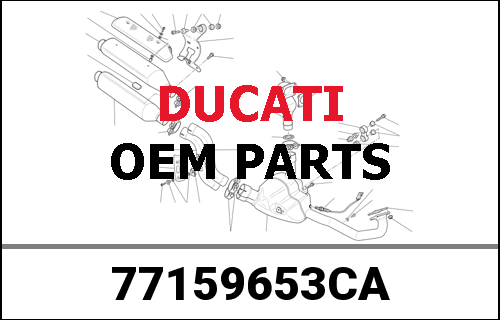 DUCATI純正 TCEIF SCREW M8X45 10.9 STSTR087 FF | 77159653CA