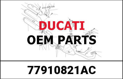 DUCATI純正 BOLT, BRAKE HOSE | 77910821AC