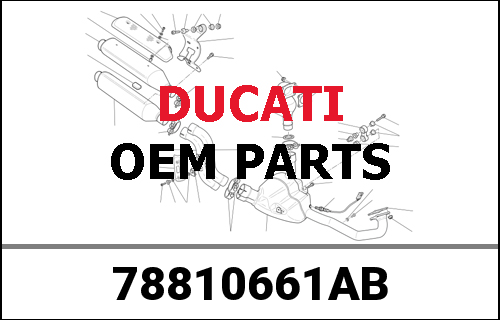 DUCATI純正 GASKET 0.8 MM | 78810661AB