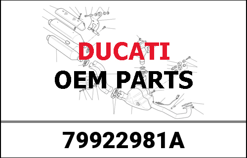 DUCATI純正 SPRING, EXHAUST PIPE | 79922981A
