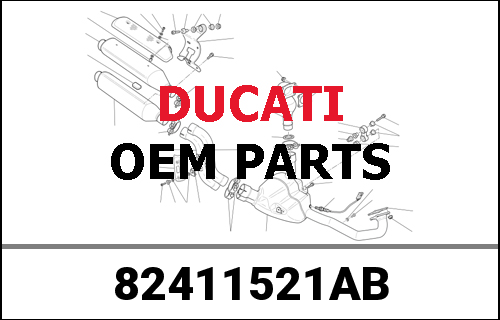 DUCATI純正 stay footrest left | 82411521AB