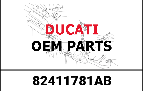 DUCATI純正 Stay footrest front right | 82411781AB