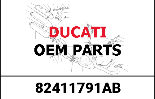 DUCATI純正 Stay footrest front left | 82411791AB