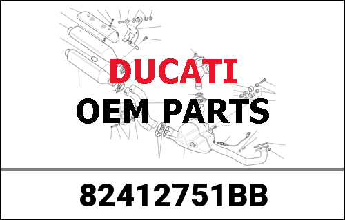 DUCATI純正 FRONT L.HPLATE | 82412751BB
