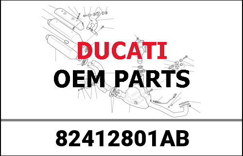 DUCATI純正 stay footrest right | 82412801AB