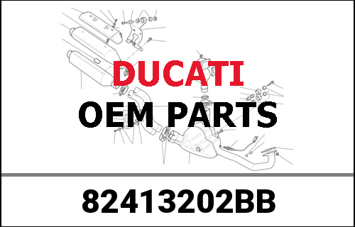 DUCATI純正 stay footrest front right | 82413202BB