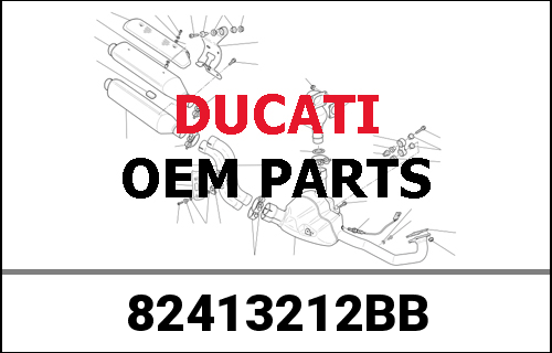 DUCATI純正 FRONT L.HPLATE | 82413212BB