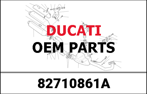 DUCATI純正 BRACKET, SEAT | 82710861A