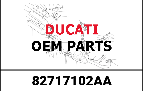 DUCATI純正 PLATE | 82717102AA