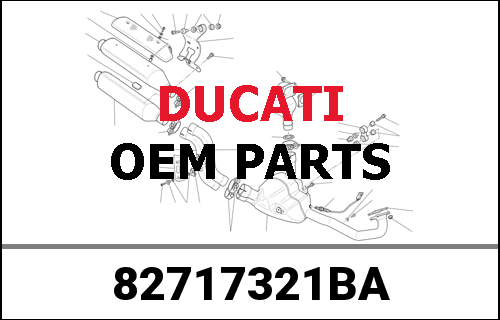 DUCATI純正 PLATE | 82717321BA