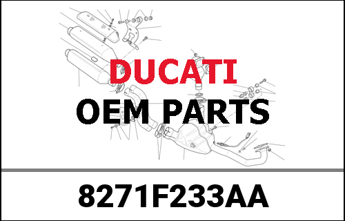 DUCATI純正 HALTERUNG RUECKSTRAHLER | 8271F233AA
