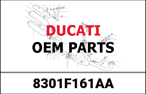 DUCATI純正 PLATE | 8301F161AA