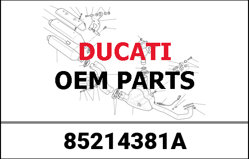 DUCATI純正 PLAIN WASHER 6.4X12X1.5 ALUMINIUM | 85214381A