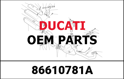 DUCATI純正 PAD, BATTERY | 86610781A