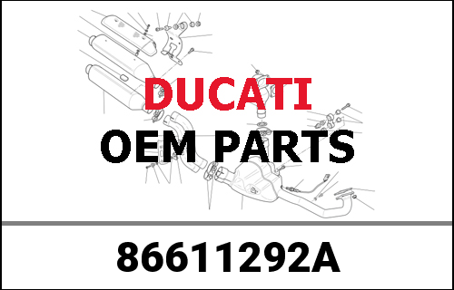 DUCATI純正 RUBBER PAD | 86611292A
