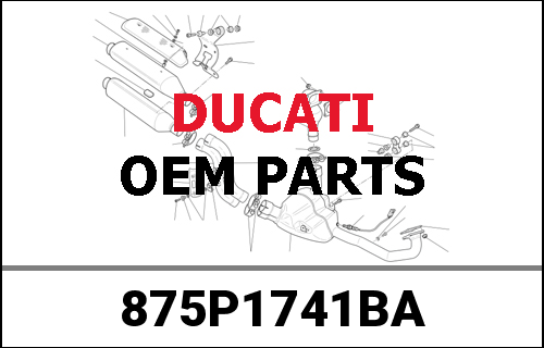 DUCATI純正 HANDLEBAR TUBE R.H. | 875P1741BA