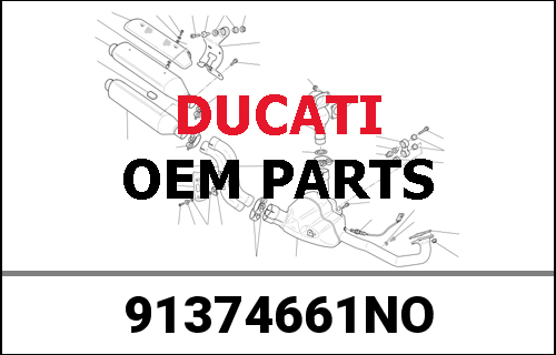 DUCATI純正 OM.V4 NORWAY MY20 | 91374661NO