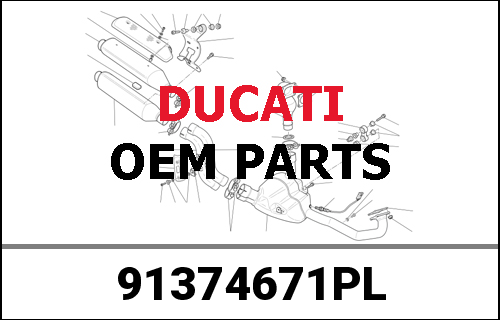 DUCATI純正 OM.V4S POLAND MY20 | 91374671PL