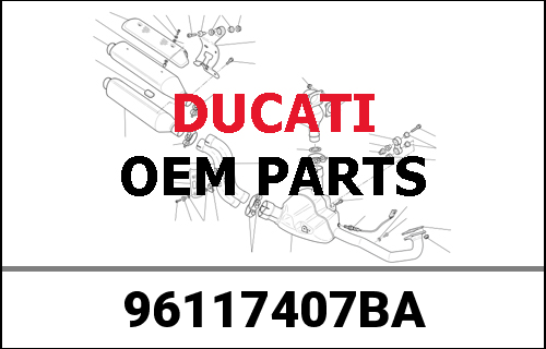 DUCATI純正 EXHAUST MANIFOLD | 96117407BA